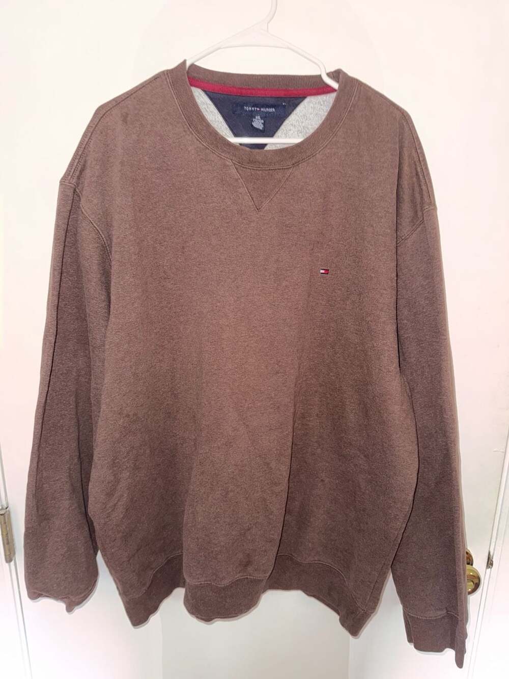 TOMMY HILFIGER Men Round Neck Jumper Pullover Sweater Size XL ,b